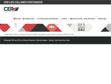 Tablet Screenshot of cerlescollinesestanove.fr